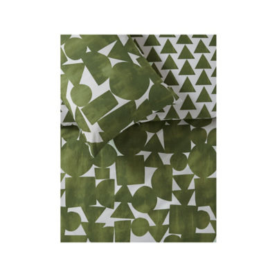 Abstract geometric reversible duvet set single size (British brand)