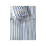 Mini stripe relaxed washed cotton duvet set single, UK version