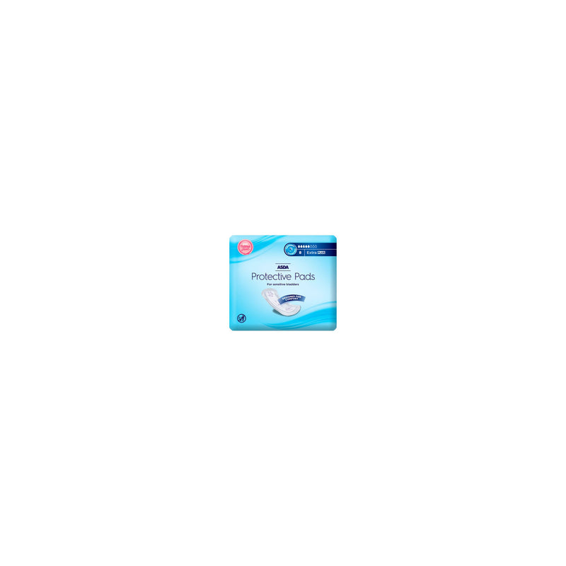 Asda Extra Plus Protective Pads for sensitive bladders, imported from the UK