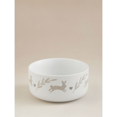 White Bunny Cereal Bowl stoneware, UK version