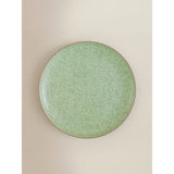 Green concrete dinner plate 26.6cm (British brand)