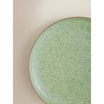 Green concrete dinner plate 26.6cm (British brand)