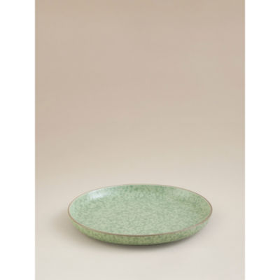 Green concrete side plate 20.5cm, imported from the UK