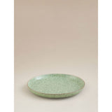 Green concrete side plate 20.5cm, imported from the UK