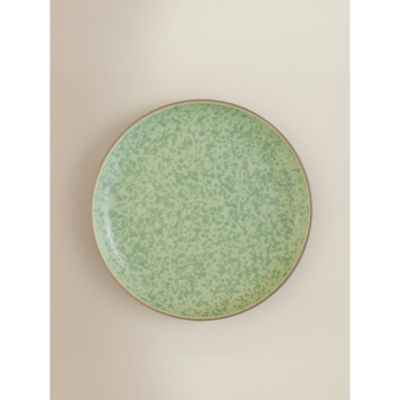 Green concrete side plate 20.5cm, imported from the UK