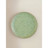 Green concrete side plate 20.5cm, imported from the UK