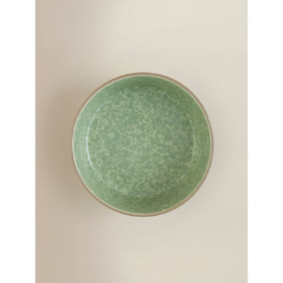 Green concrete stoneware cereal bowl 14.5cm - British product