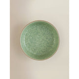 Green concrete stoneware cereal bowl 14.5cm - British product