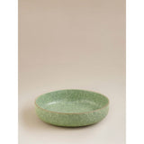 Green concrete pasta bowl 20.5cm, imported from the UK