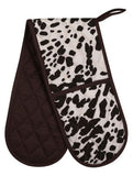 Cow print oven glove 90x18cm, imported from the UK