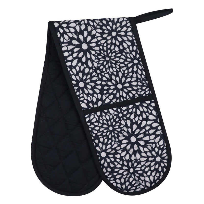 Blue Floral Oven Glove, imported from the UK
