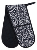 Blue Floral Oven Glove, imported from the UK