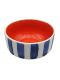 Painted Stripe Nibble Bowl 10x10x5.5cm (British brand)