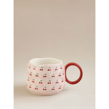 Pink Cherries Mug stoneware 14cm - British product