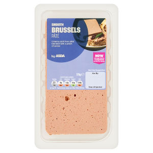 ASDA smooth Brussels pâté 170g, UK version
