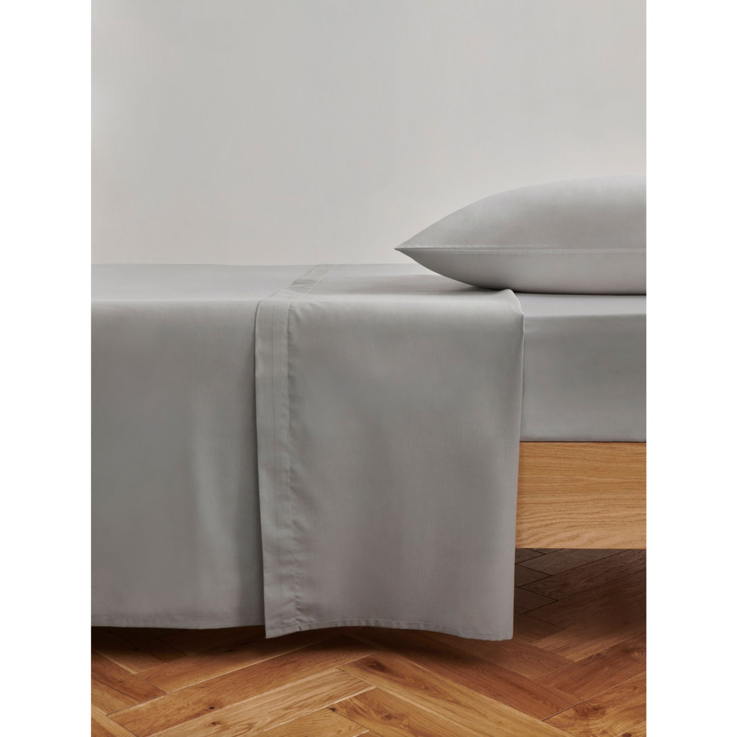 Plain easycare flat sheet super king - British product