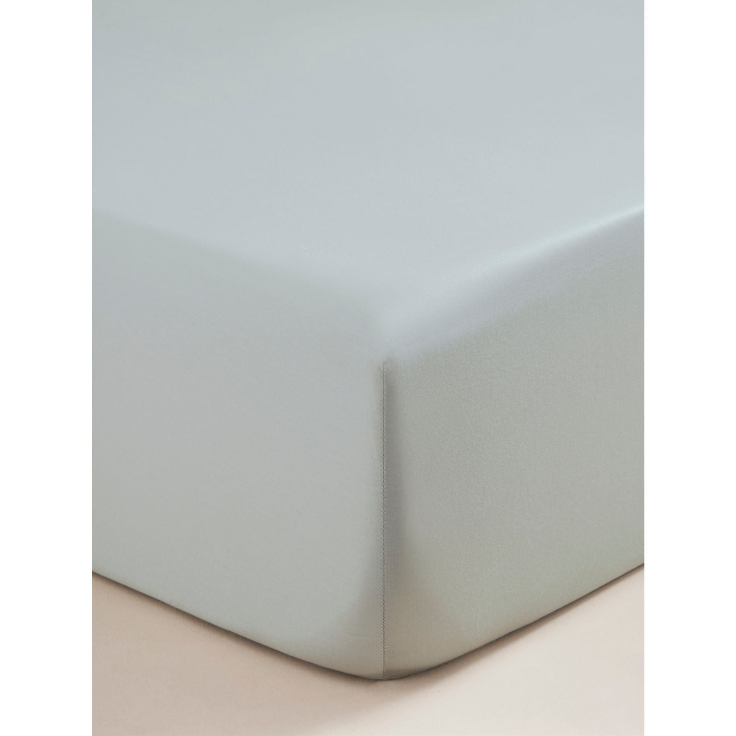 Sateen double fitted sheet 100% cotton, imported from the UK