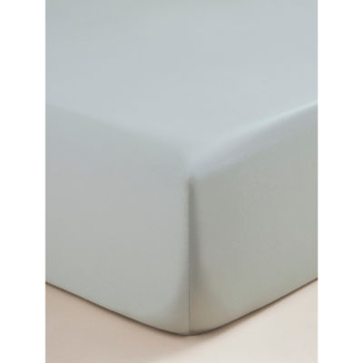 Sateen cotton fitted sheet super king 300 thread count (British brand)
