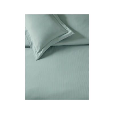 Satin stripe cotton duvet set double 300 thread count, UK version