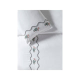 Embroidered floral duvet set double, imported from the UK