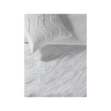 Cotton duvet set tufted wavy stripe super king - British product