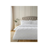 Cotton duvet set tufted wavy stripe super king - British product