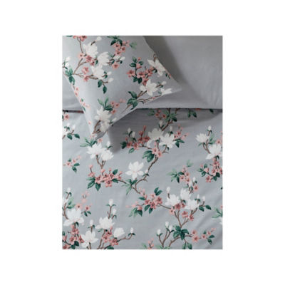 Sateen floral cotton reversible duvet set super king, imported from the UK