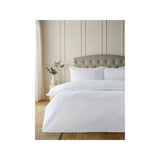 White textured waffle cotton duvet set double, UK version