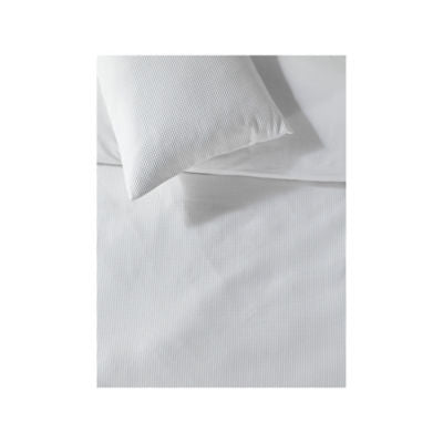 White textured waffle cotton duvet set super king - British product