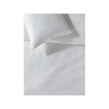 White textured waffle cotton duvet set super king - British product