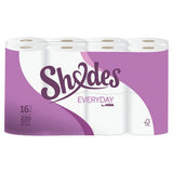 Shades everyday toilet rolls 16 pack (British brand)