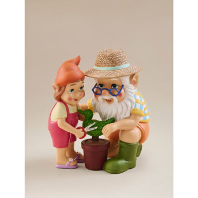 Grandad Topiary Gnome garden ornament, imported from the UK