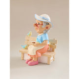 Grandma Bench Gnome hand-painted ornament - British product