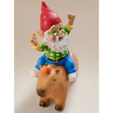 Capybara Gnome hand painted ornament - British product