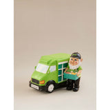 Delivery Driver Gnome ornament hand painted design, imported from the UK