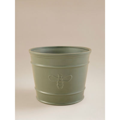 ASDA Green Large Ceramic Bee Planter, 28.5 x 28.5 x 22.5cm- Buy online at McGrocer