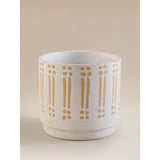 Cream glazed ceramic planter 14.5cm (British brand)