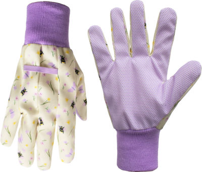 In Bloom gardening gloves medium size textured palm - British product