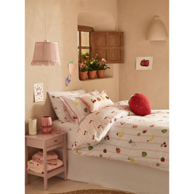 Green football reversible duvet set toddler, imported from the UK