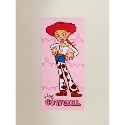 ASDA Disney Toy Story Jessie Cowgirl Pink Cotton Beach Towel 71 x 152 cm- Buy online at McGrocer
