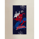 Marvel Spider-Man navy beach towel 71x52 cm - British product