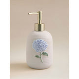 Stacey Solomon natural floral soap dispenser in stoneware, UK version