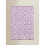 Stacey Solomon lilac ribbon floral cotton guest towels 40x60cm (British brand)