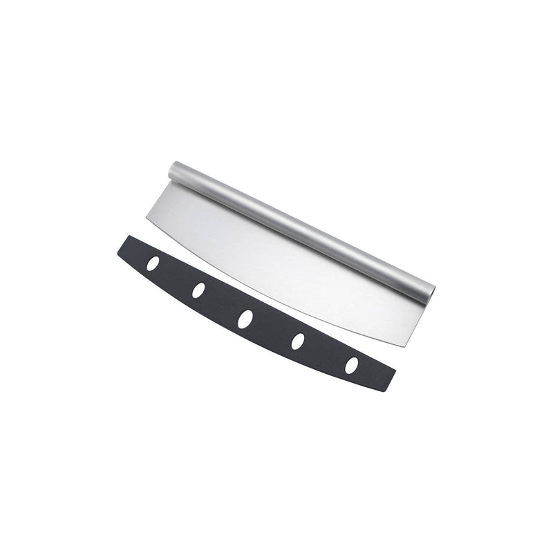 Pizza rocker knife stainless steel with cover 35cm - British product