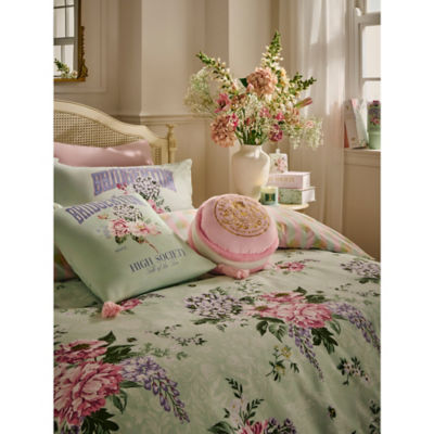 Bridgerton duvet set green floral king (British brand)