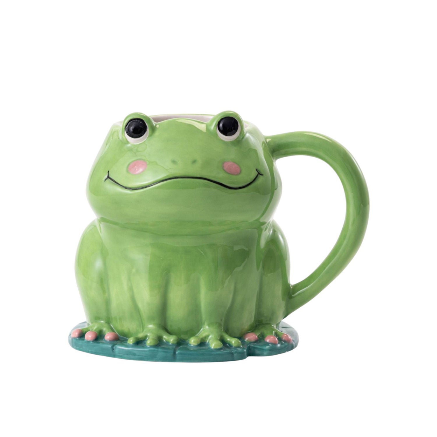 Frog shaped earthenware mug (British brand)