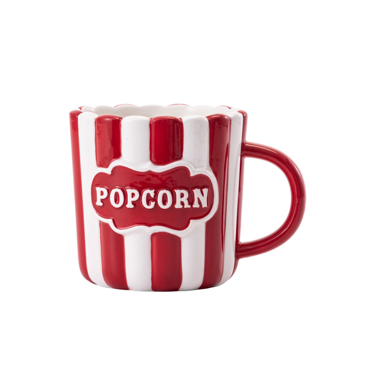Popcorn shaped earthenware mug, UK version