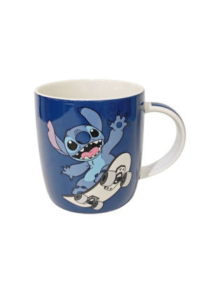 Stitch skateboard mug stoneware 12.5cm UK version