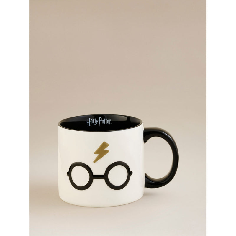 Harry Potter black and white stoneware mug (British brand)