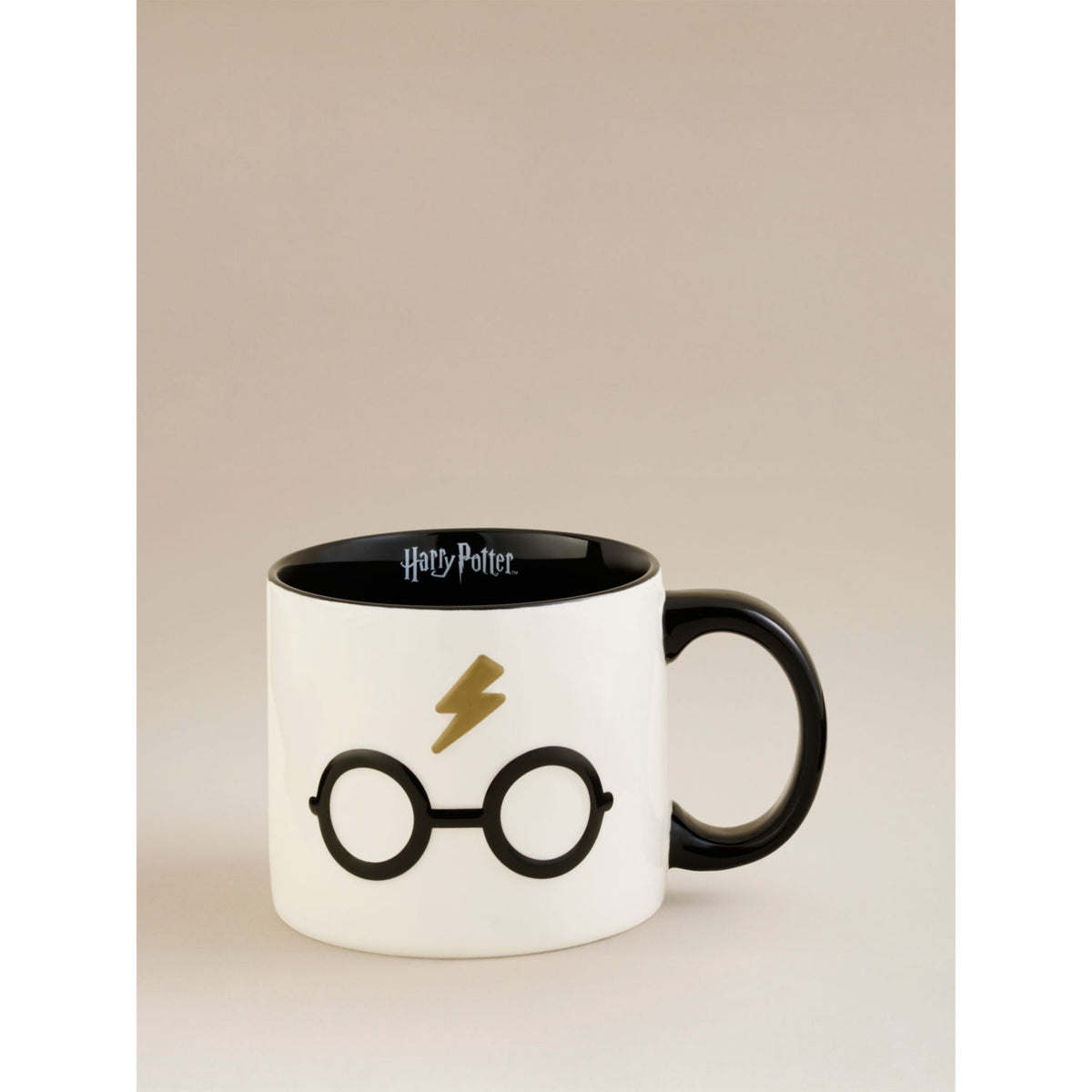 Harry Potter black and white stoneware mug (British brand)
